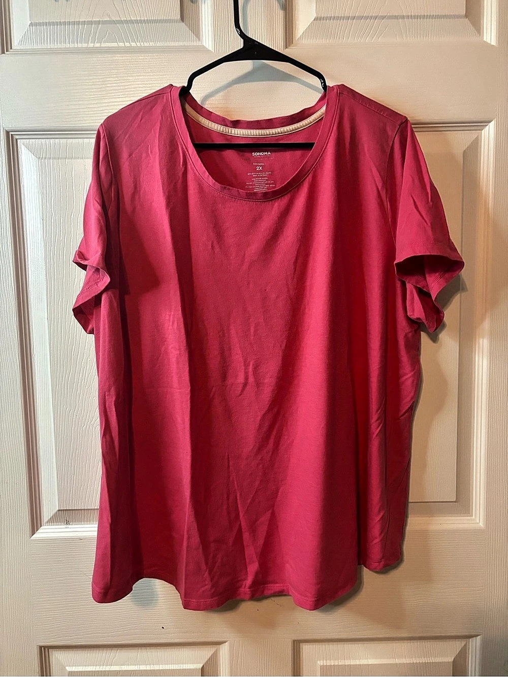 SONOMA Pink Short Sleeve Top Size 2X